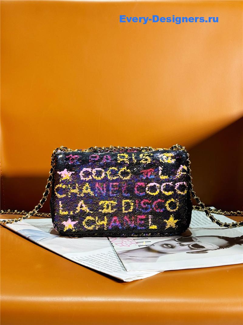 Ch**el sequin cf bag