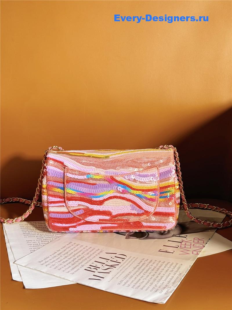 Ch**el limited sequin cf bag