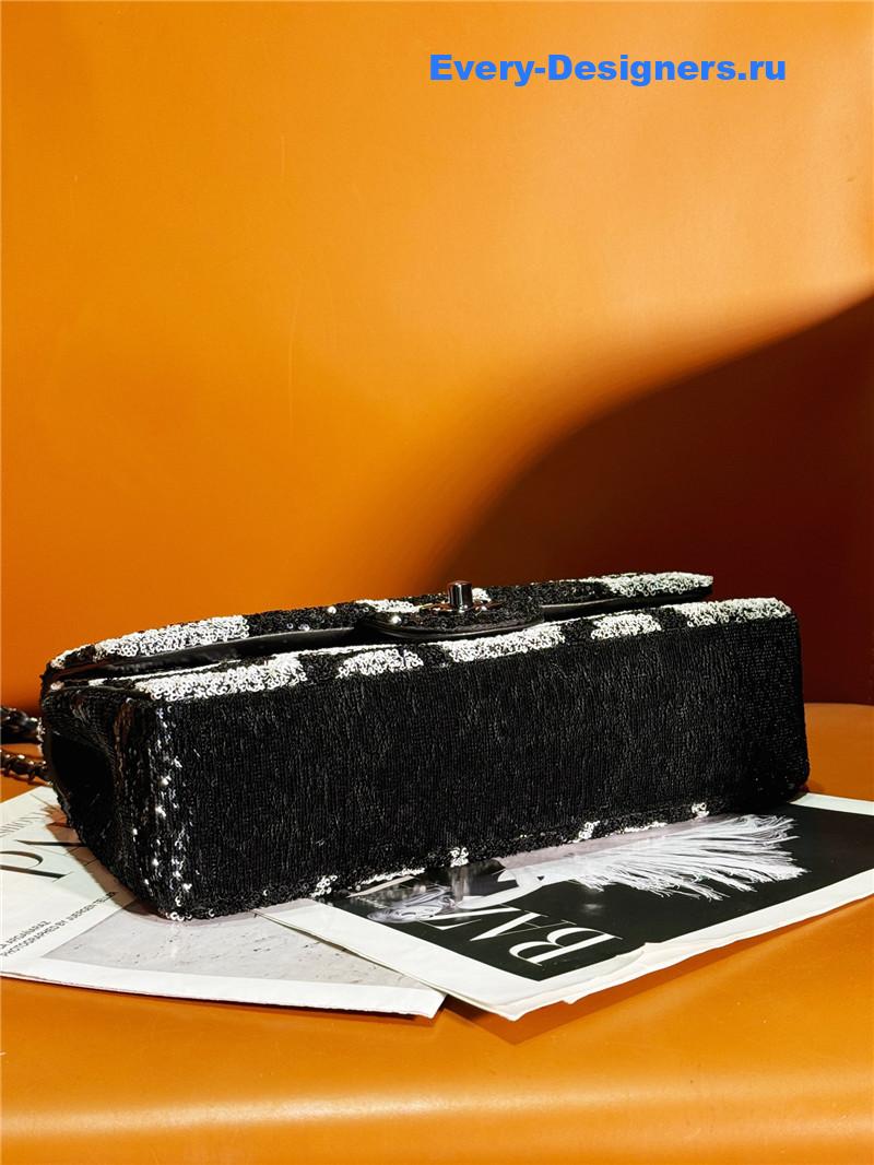 Ch**el panda sequin cf bag