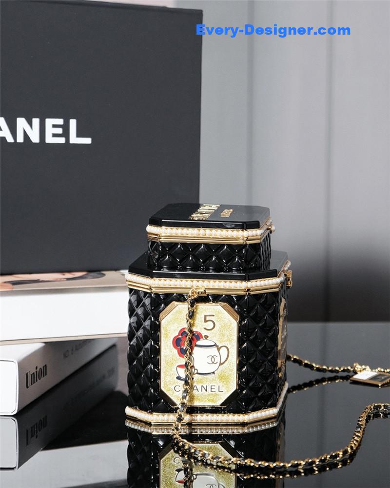 Ch**el tea box minaudiere box