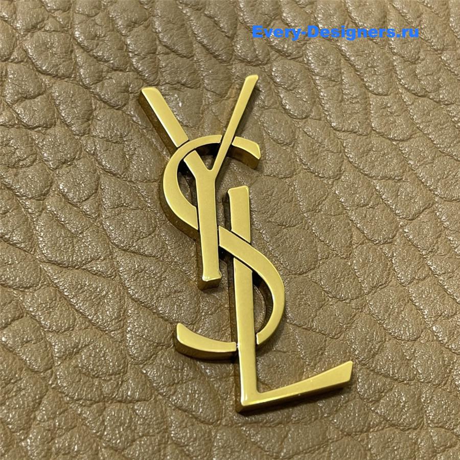 Sa1nt Lau*nt y51 envelope pouch clutch in leather
