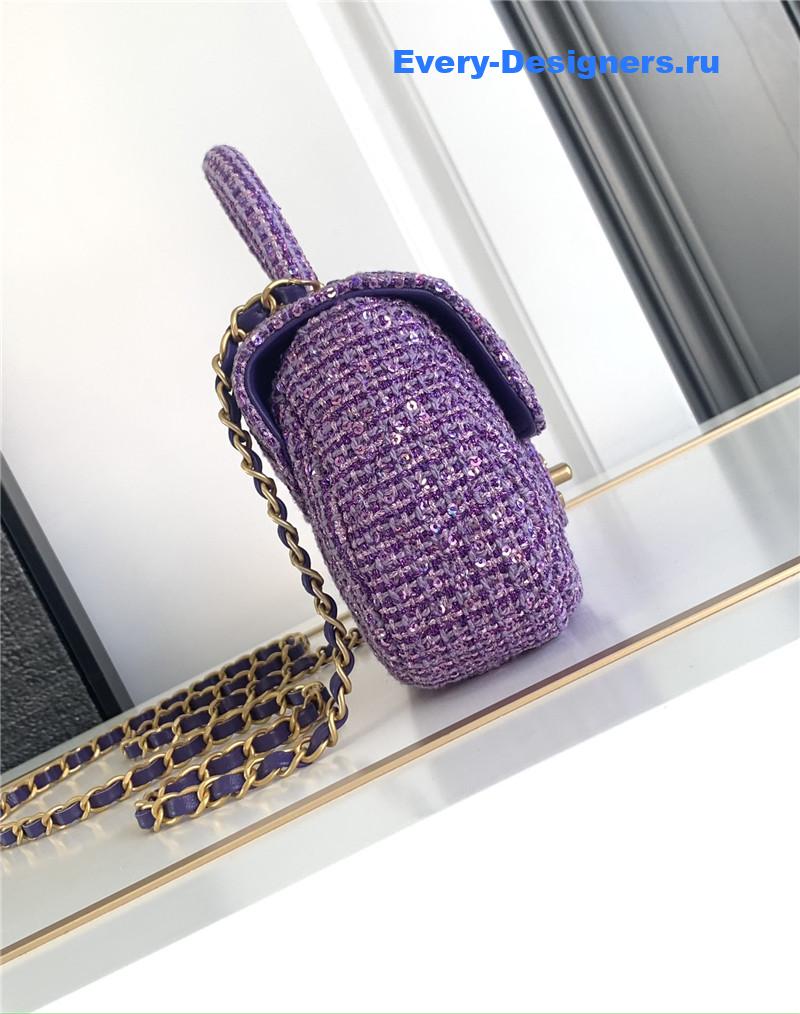 Ch**el coco portable flap bag