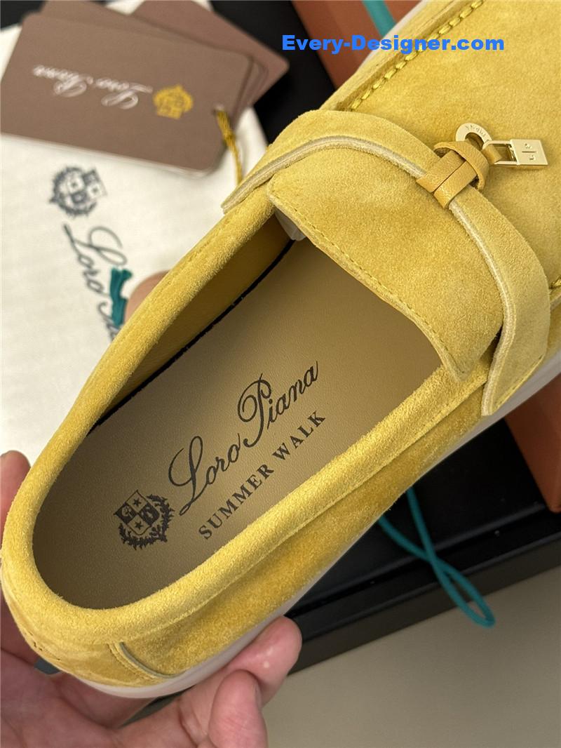 L0r0 P1ana walk cashmere loafers