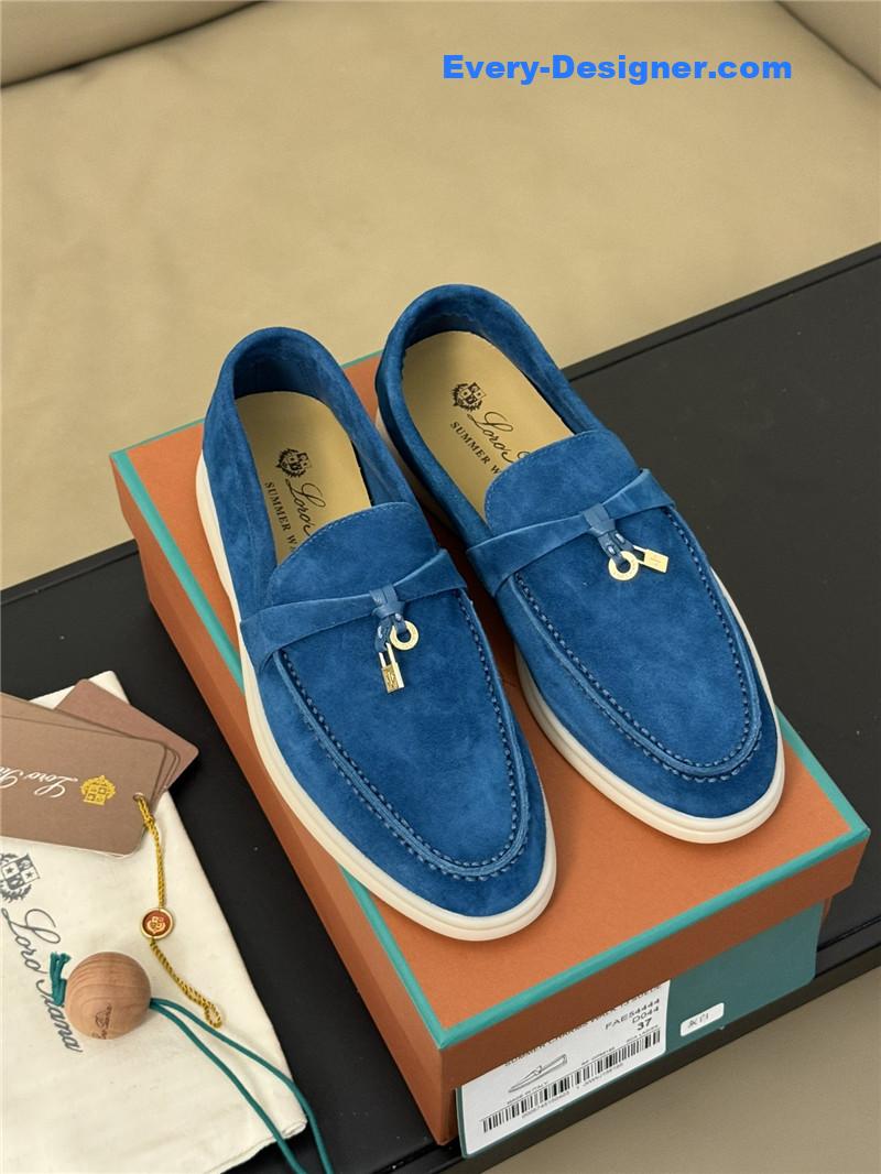 L0r0 P1ana walk cashmere loafers