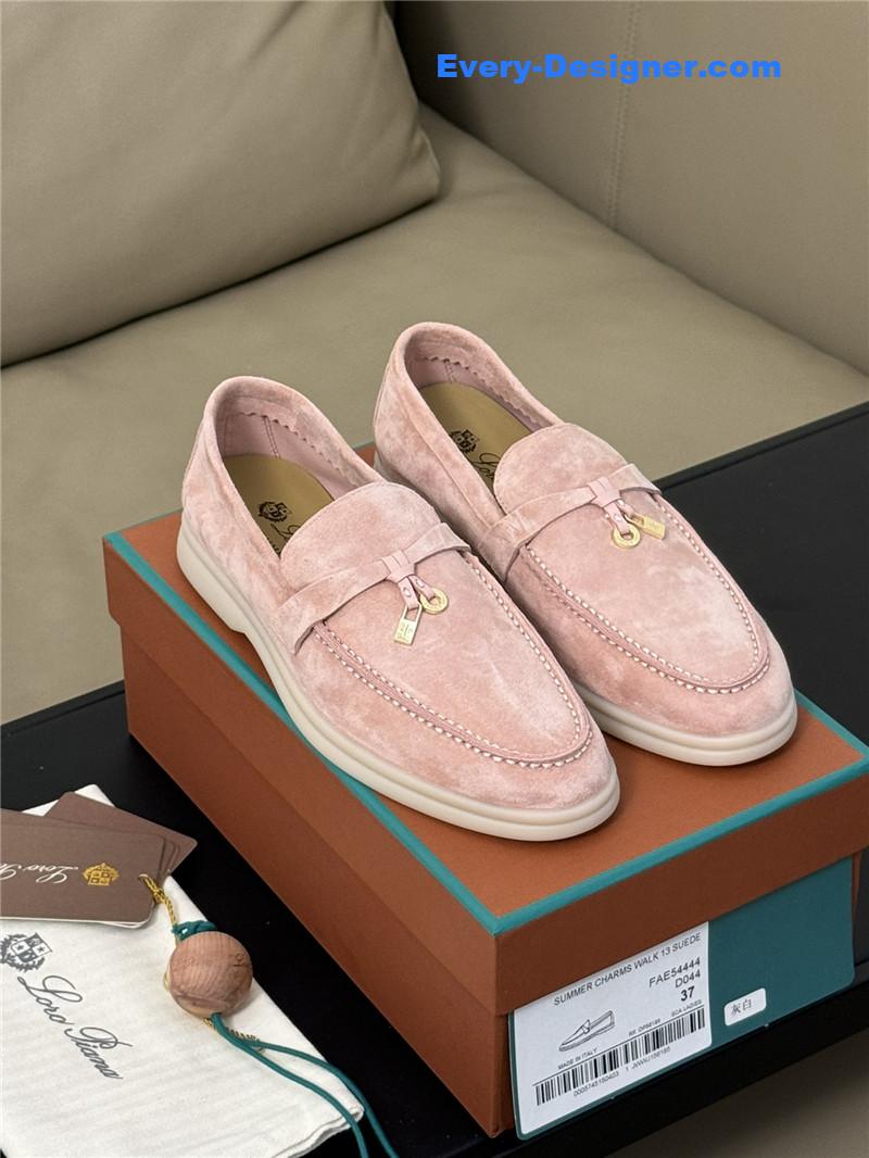 L0r0 P1ana walk cashmere loafers