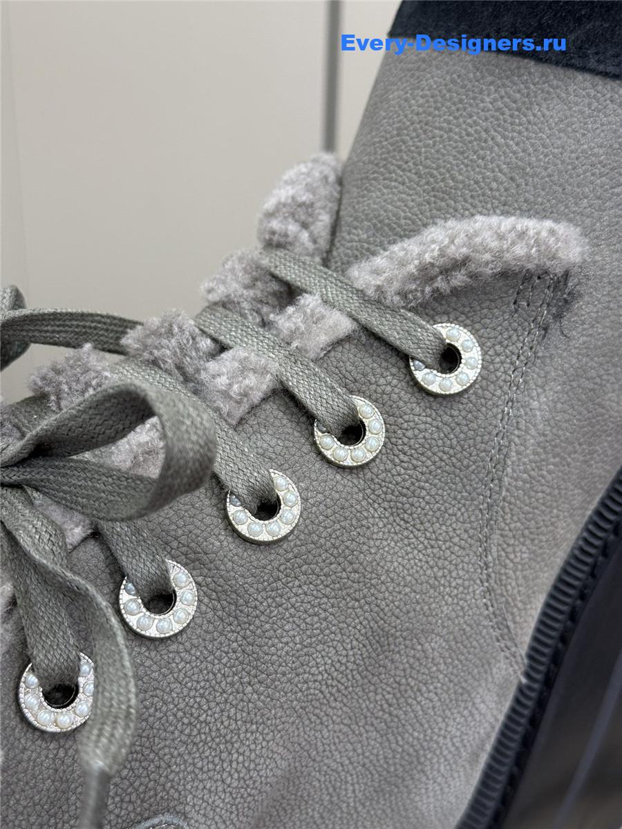 Ch**el fur ankle boots