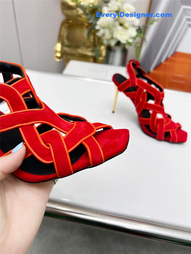 Balmain’s new catwalk cutout sandals