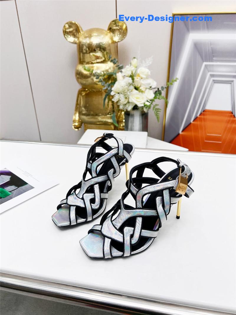 Balmain’s new catwalk cutout sandals
