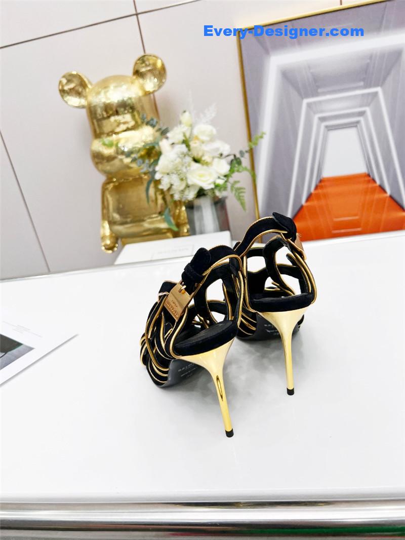 Balmain’s new catwalk cutout sandals