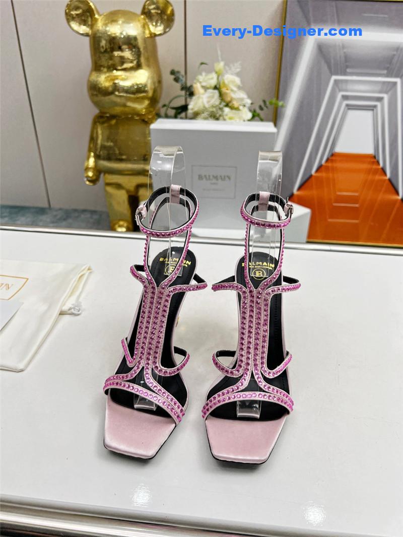 Balmain metal heel sandals