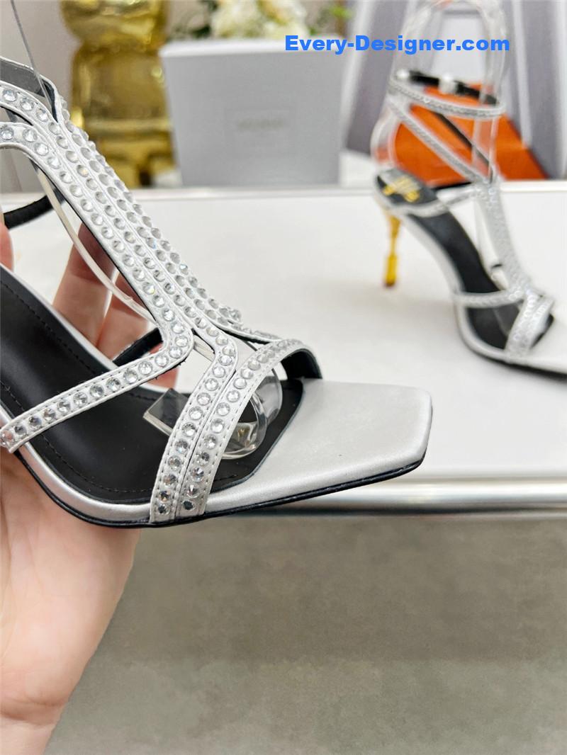 Balmain metal heel sandals