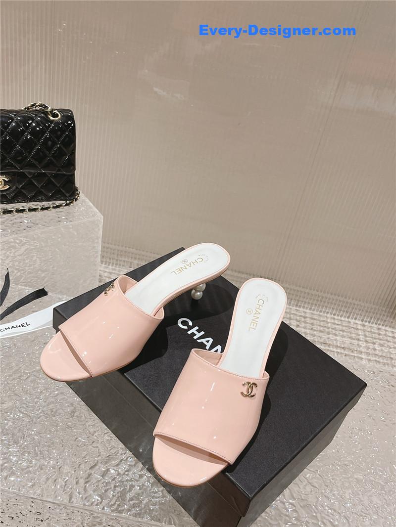 CC hot style shoe upper big logo slippers