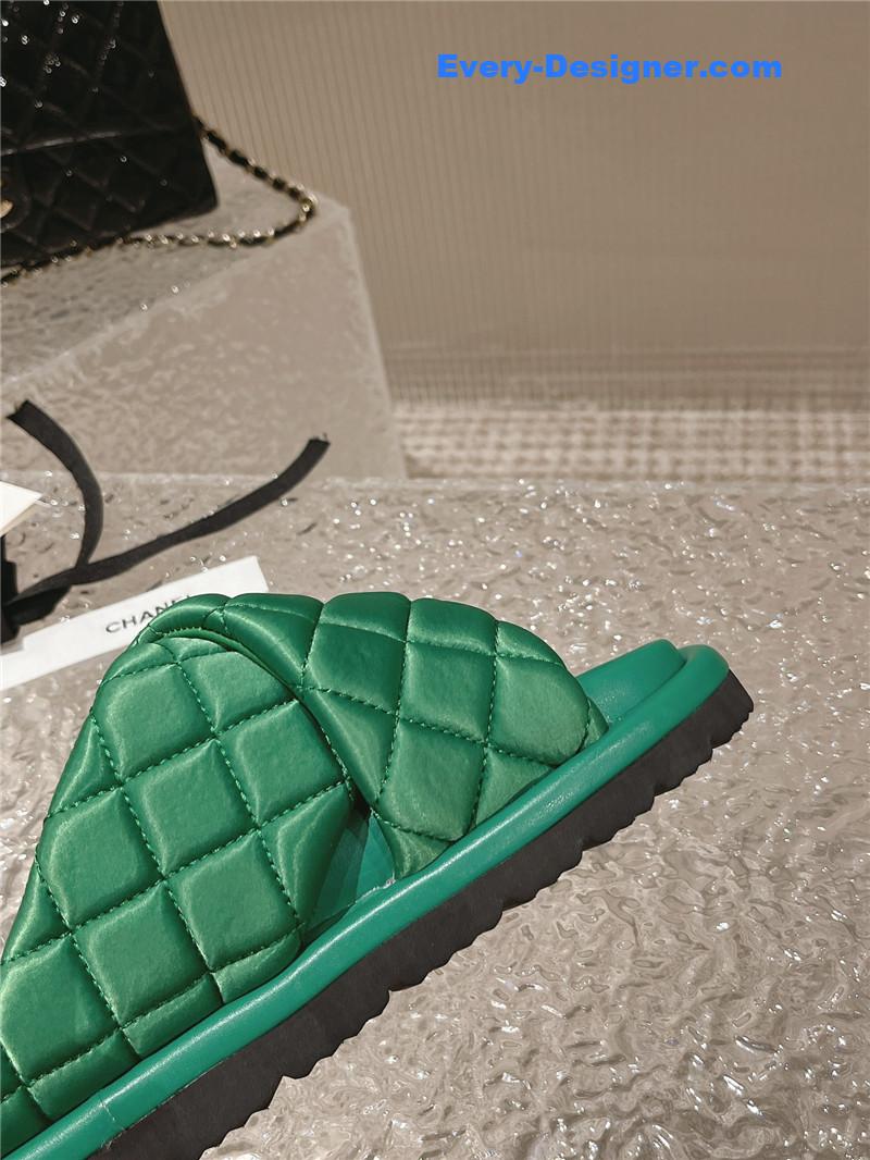 CC Lingge Velcro Thick Bottom Bread Lazy Slippers