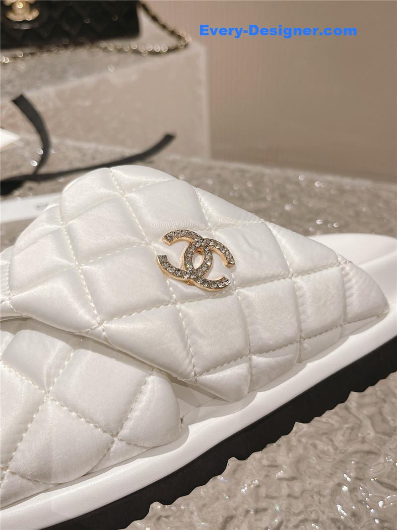 CC Lingge Velcro Thick Bottom Bread Lazy Slippers