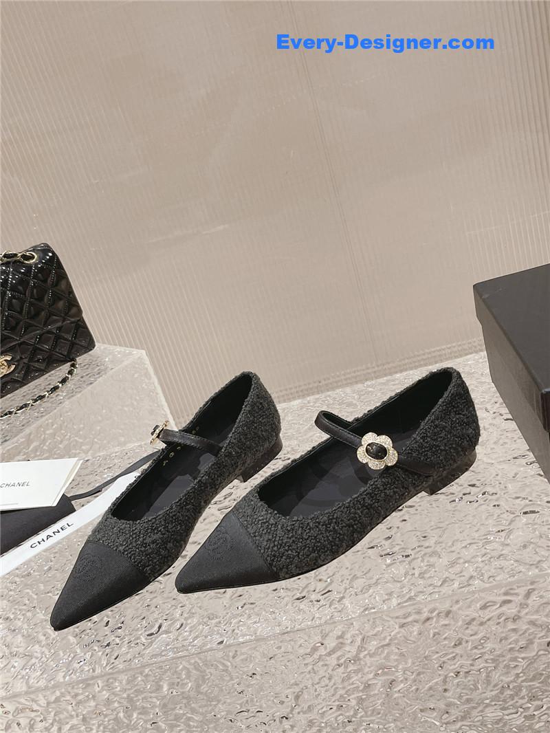 CC new sunflower buckle Mary Jane shoes
