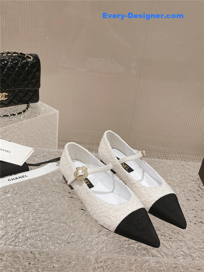 CC new sunflower buckle Mary Jane shoes