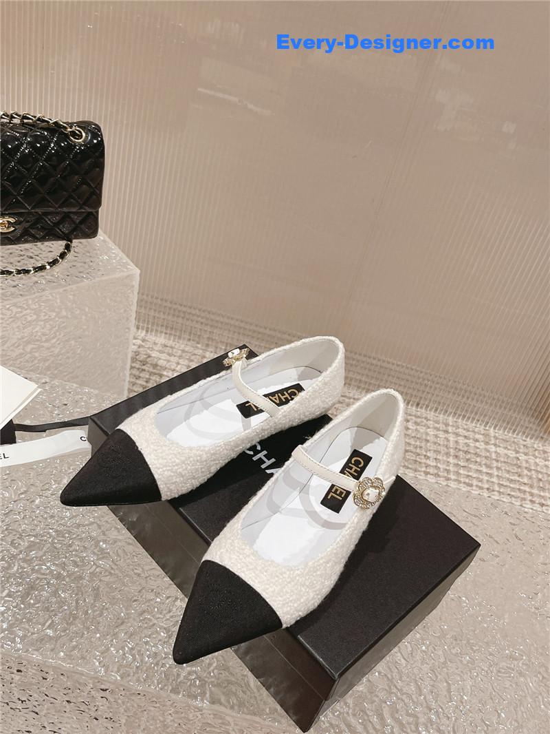 CC new sunflower buckle Mary Jane shoes