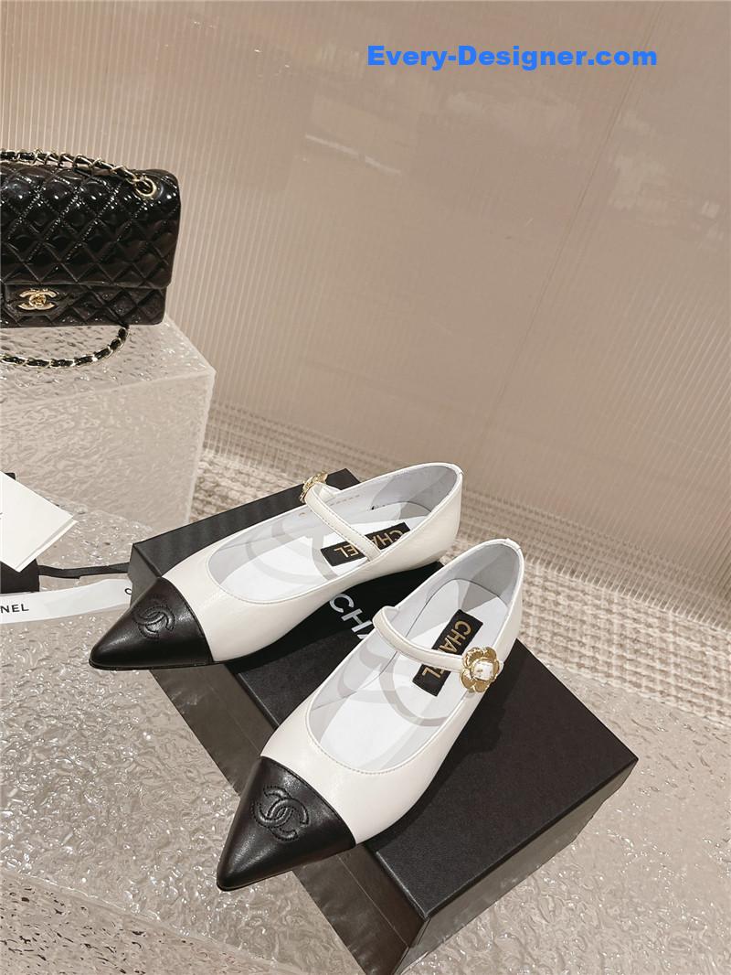 CC new sunflower buckle Mary Jane shoes