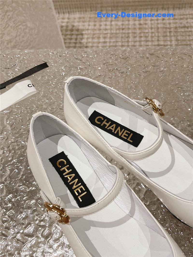CC new sunflower buckle Mary Jane shoes