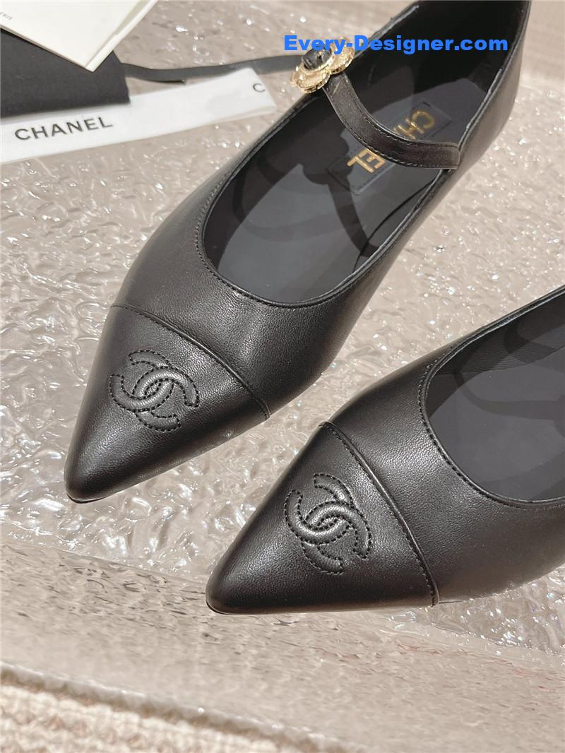CC new sunflower buckle Mary Jane shoes