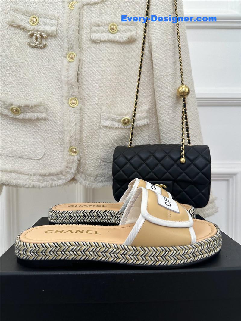 CC velcro lazy slippers