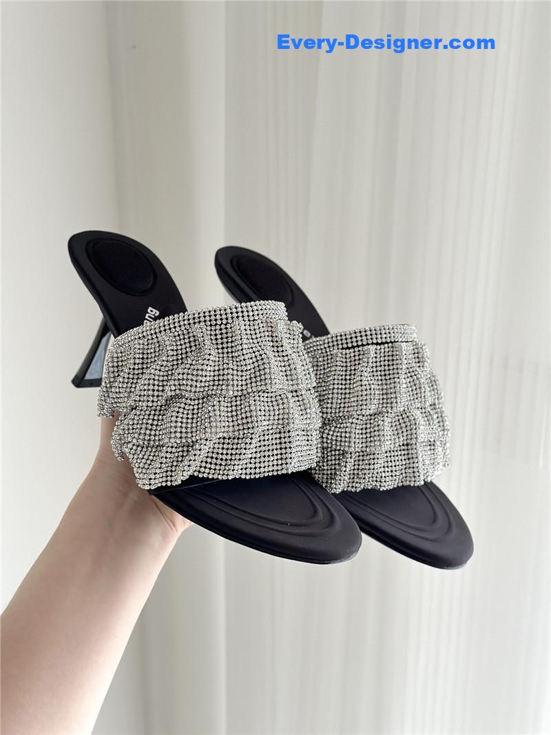 A1exa*der wang rhinestone heeled slippers