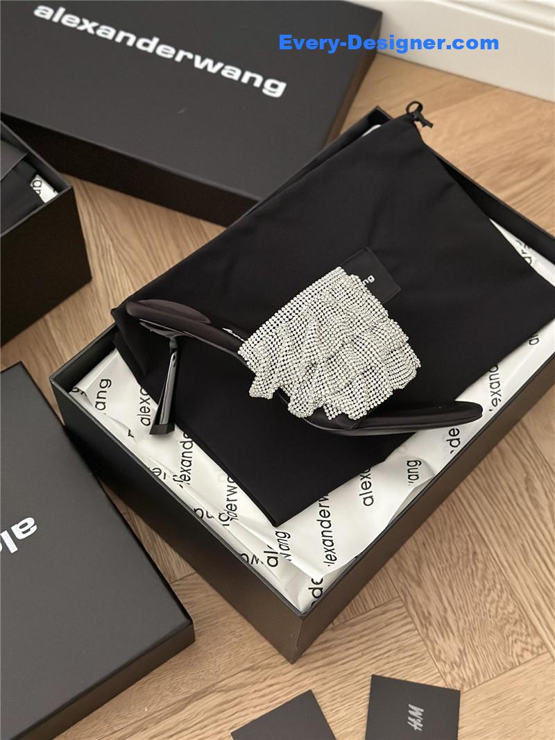 A1exa*der wang rhinestone heeled slippers