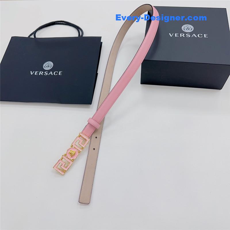 Versace reversible original calfskin nubuck bottom belt