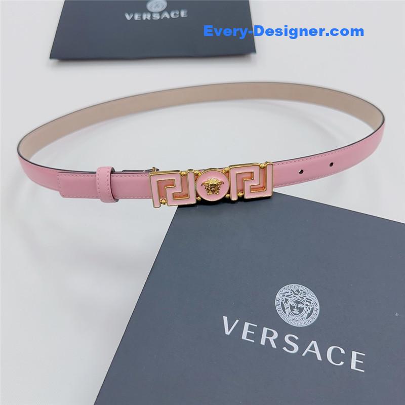 Versace reversible original calfskin nubuck bottom belt