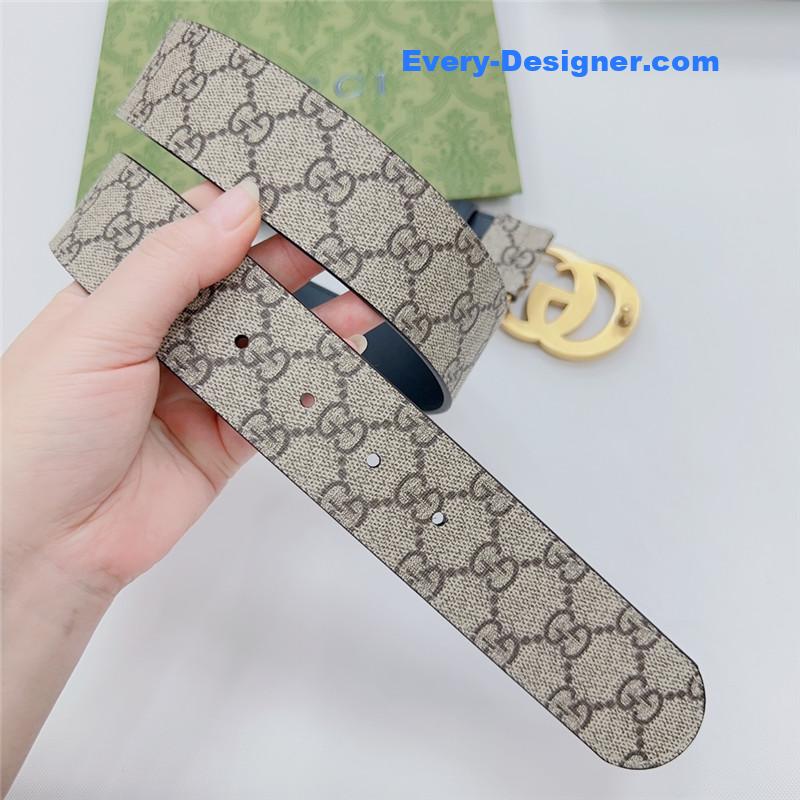 Gvc*1 new double-sided original calfskin belt
