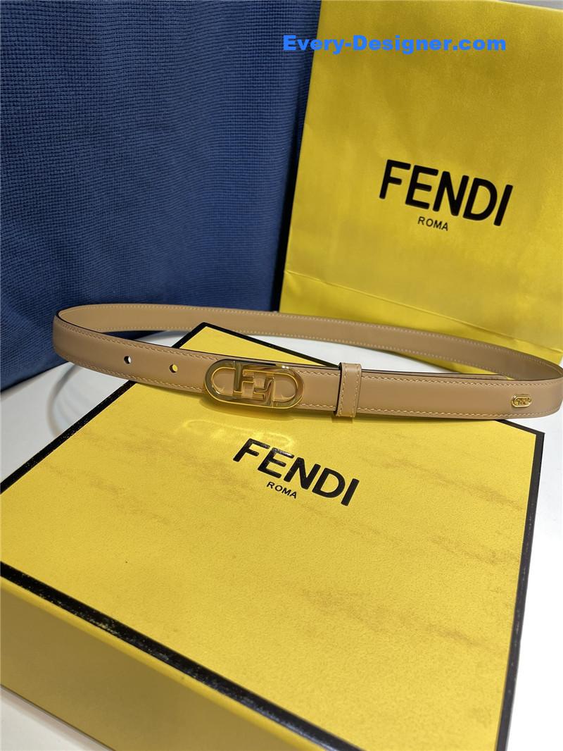 F**di narrow belt with loops