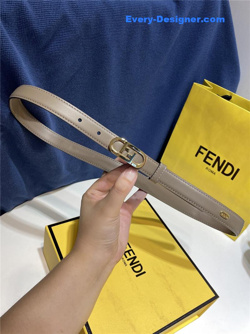 F**di narrow belt with loops