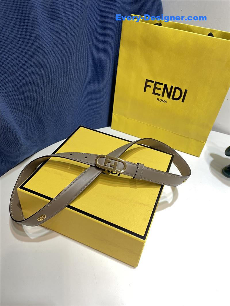 F**di narrow belt with loops