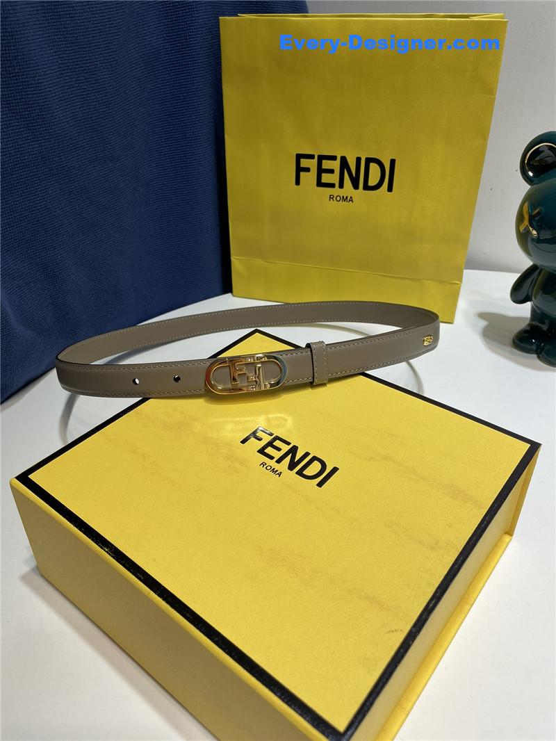 F**di narrow belt with loops