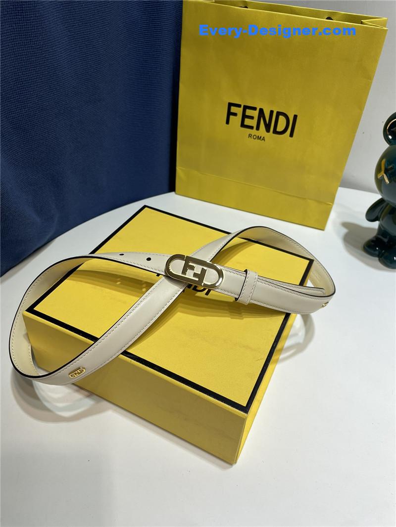 F**di narrow belt with loops