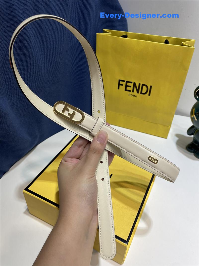 F**di narrow belt with loops