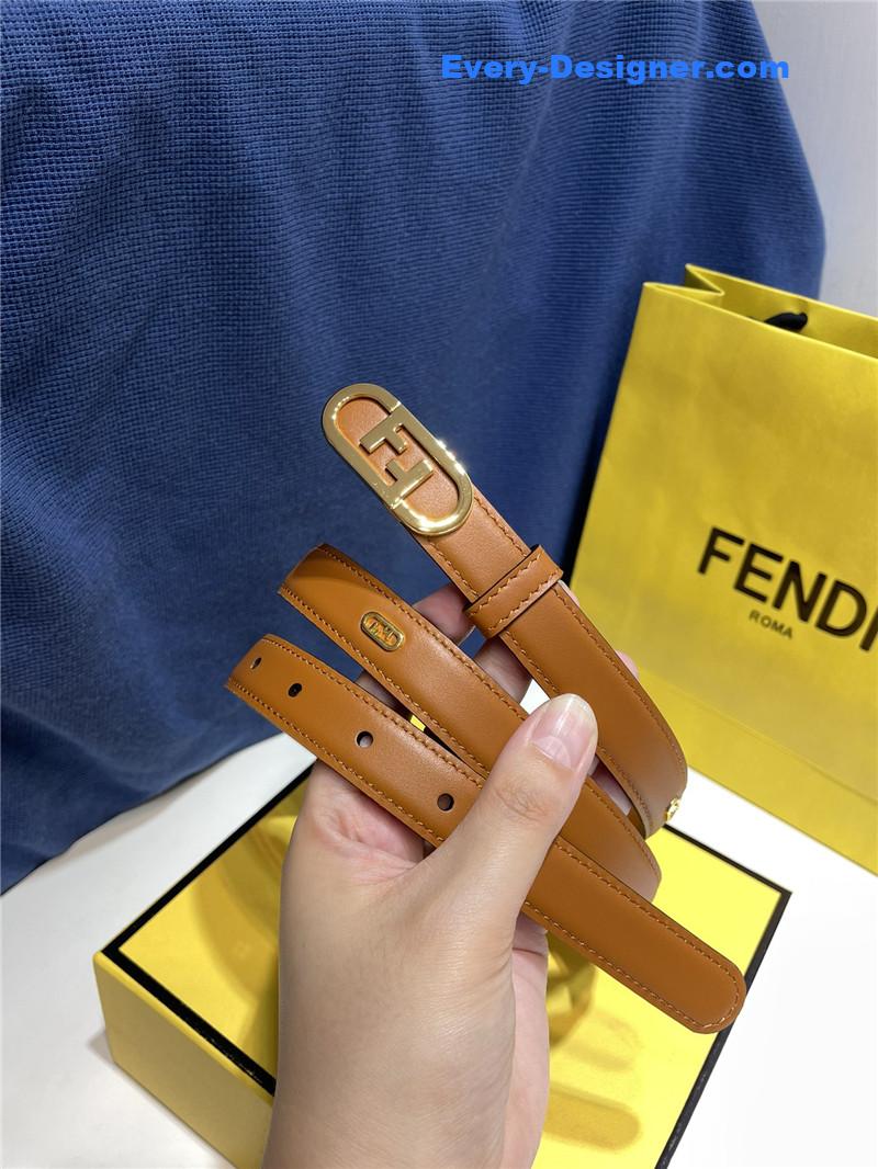 F**di narrow belt with loops