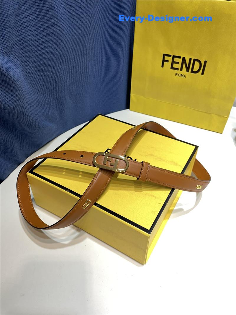 F**di narrow belt with loops
