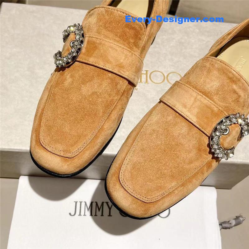J1m*y Ch00 deanna low heel loafers