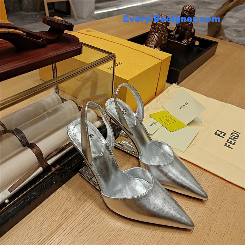 F**di strappy toe high heel sandals