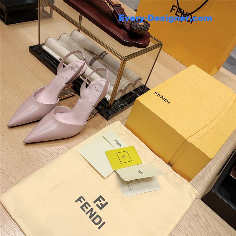 F**di strappy toe high heel sandals