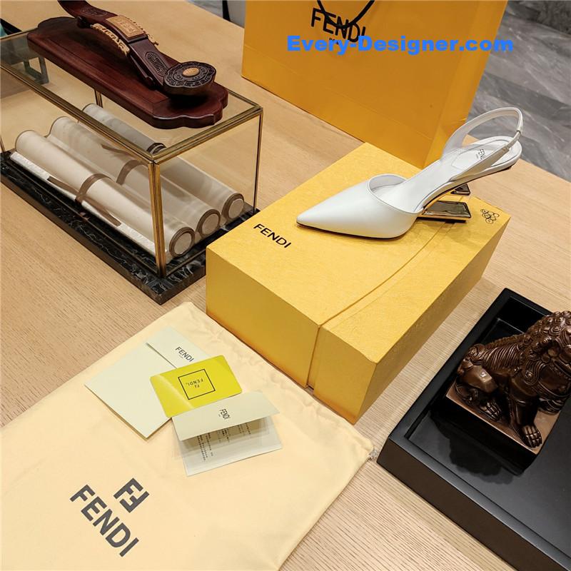 F**di strappy toe high heel sandals