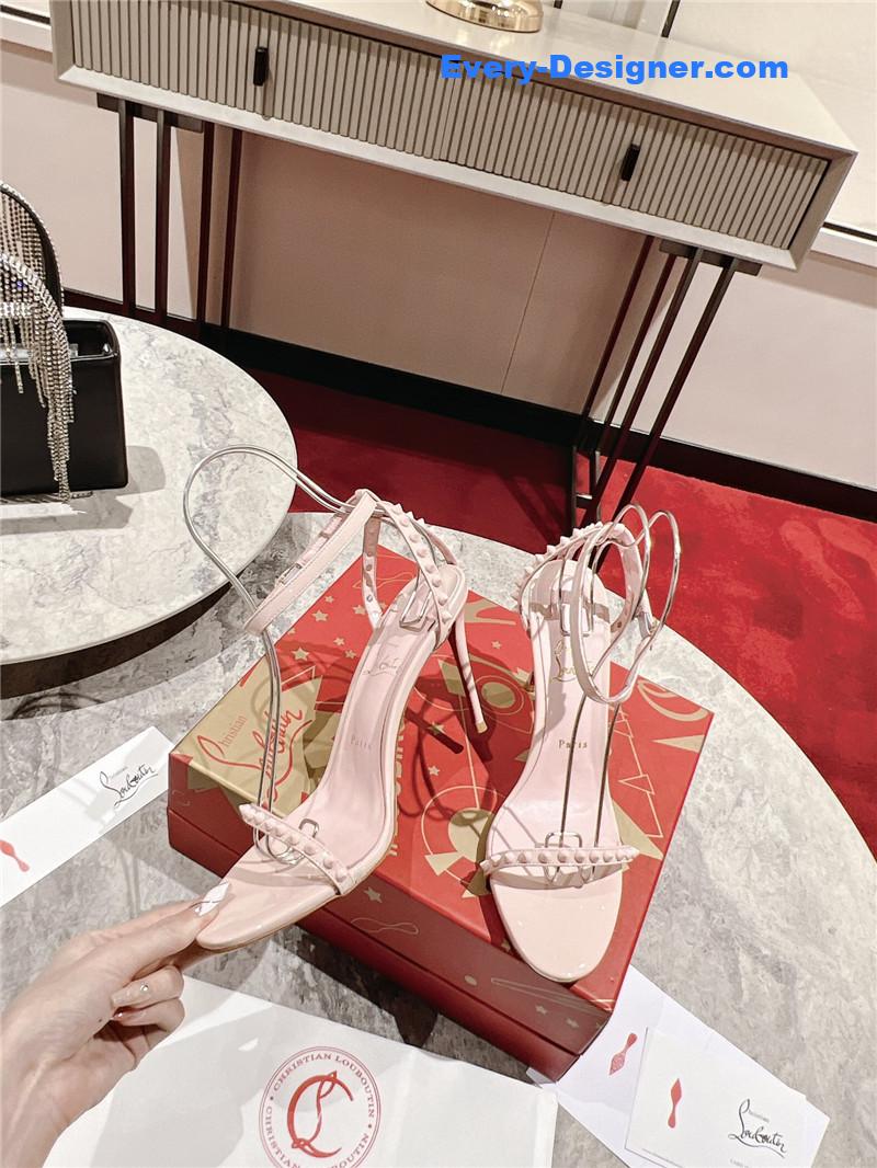 Chr1st1an louboutin spike strap sandals