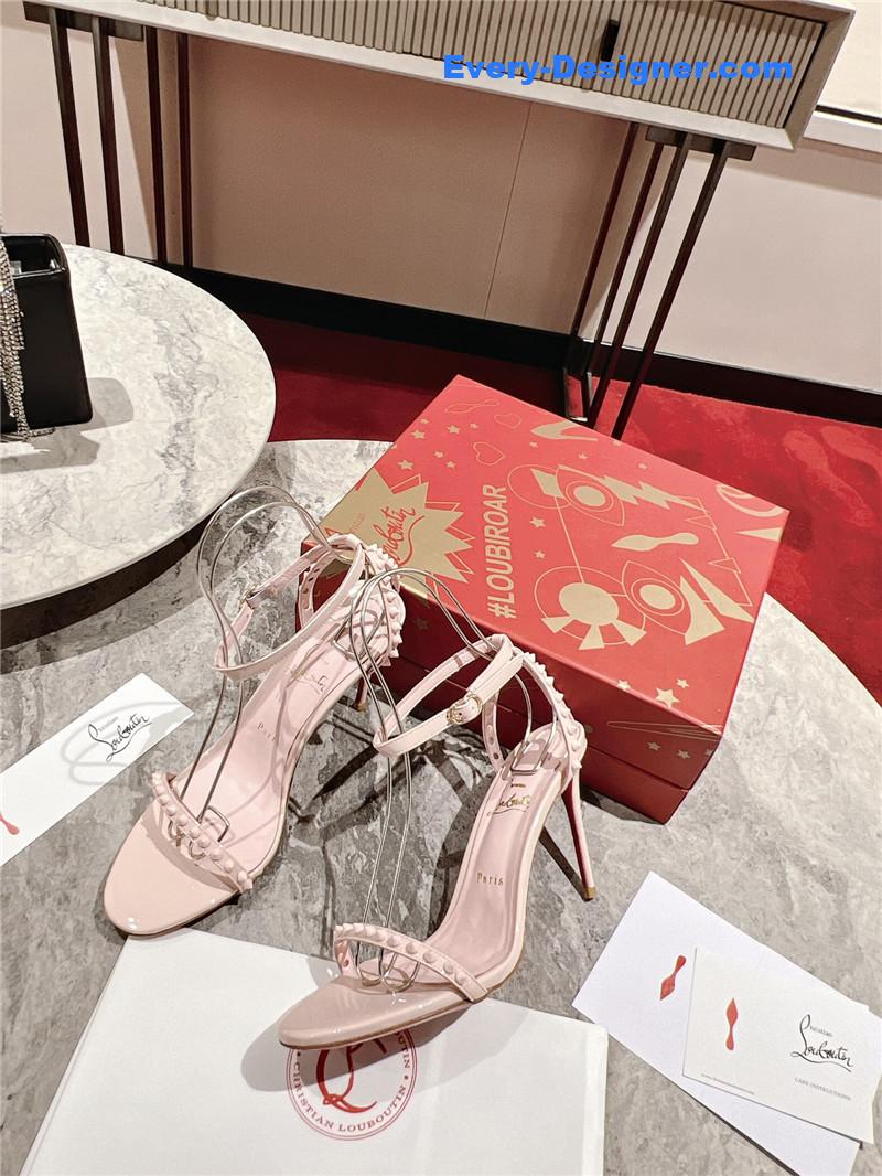 Chr1st1an louboutin spike strap sandals