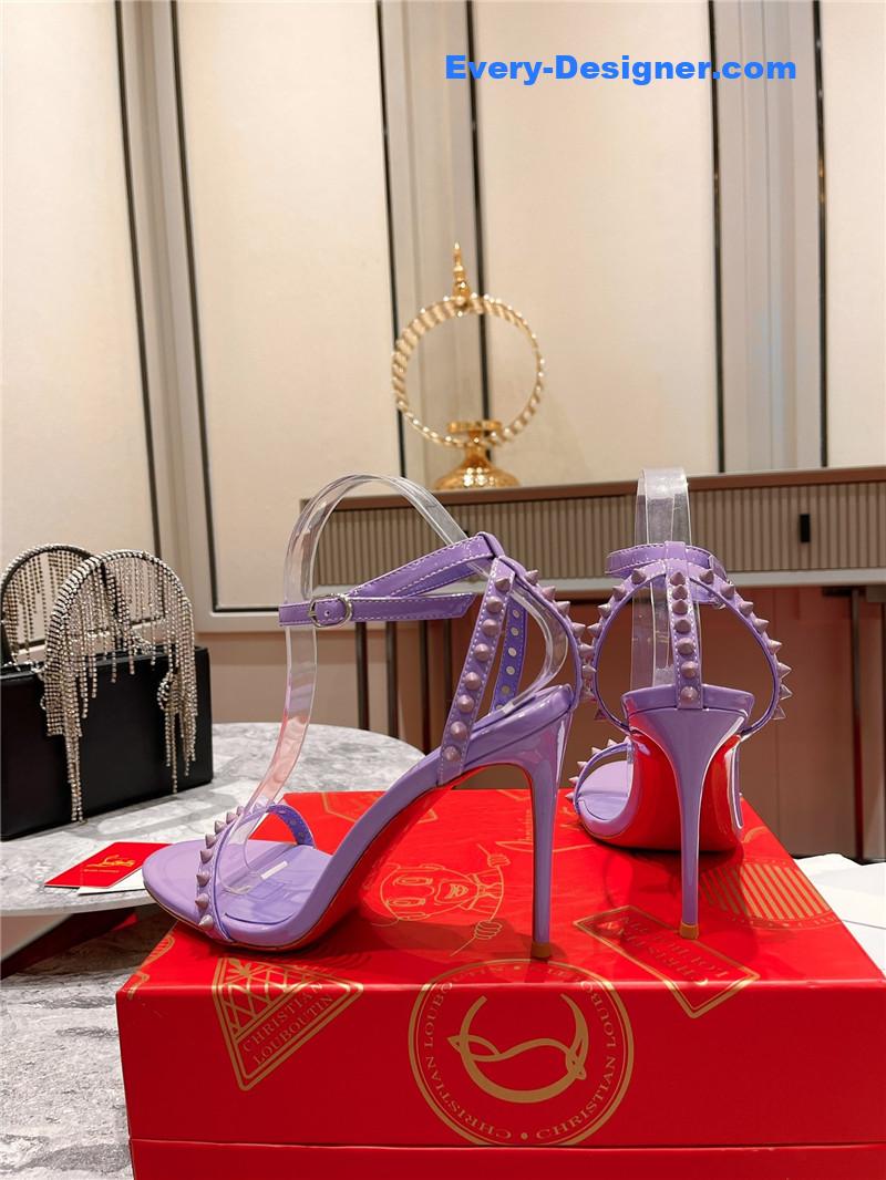 Chr1st1an louboutin spike strap sandals