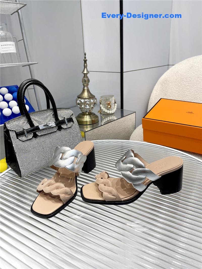 H**me5 pig nose high heel sandals