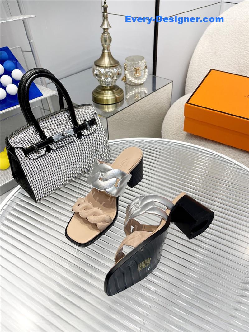 H**me5 pig nose high heel sandals