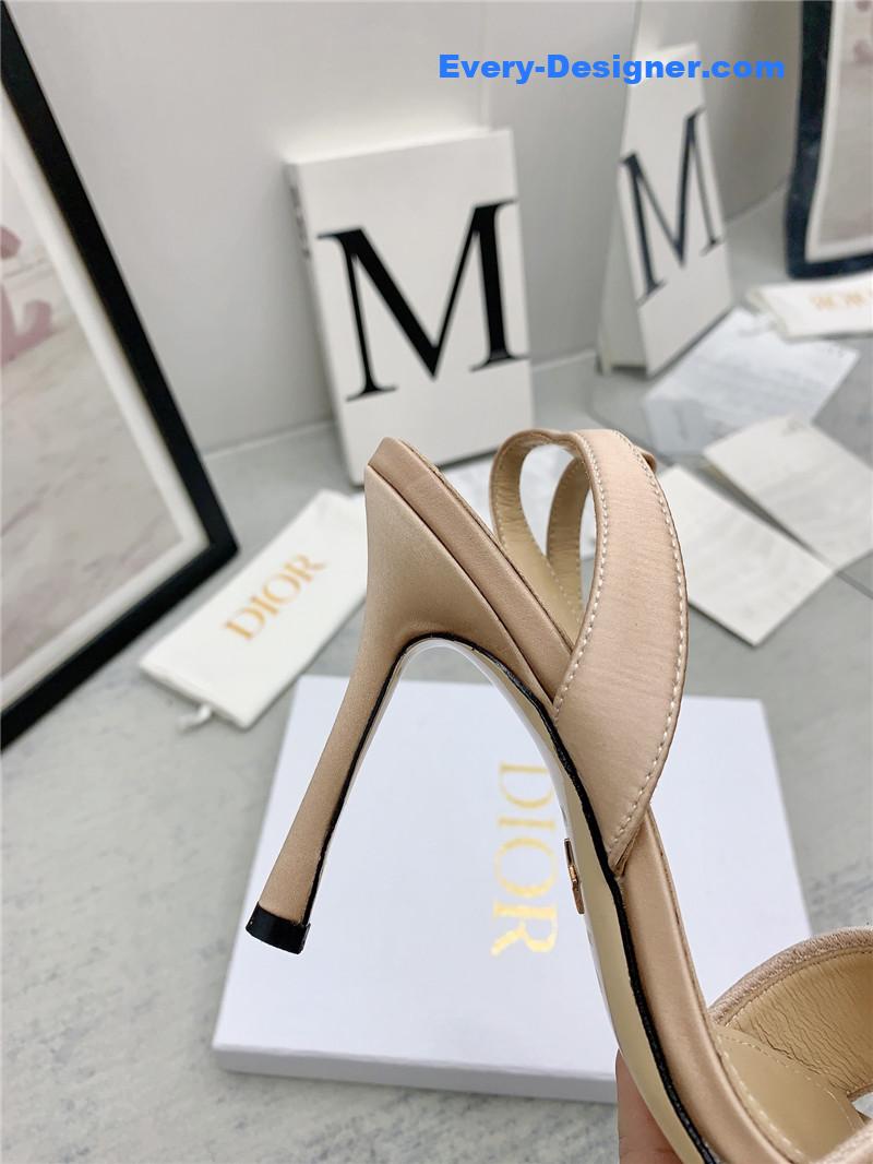 d10r fashion embroidered hot D1am0nd high-heeled sandals