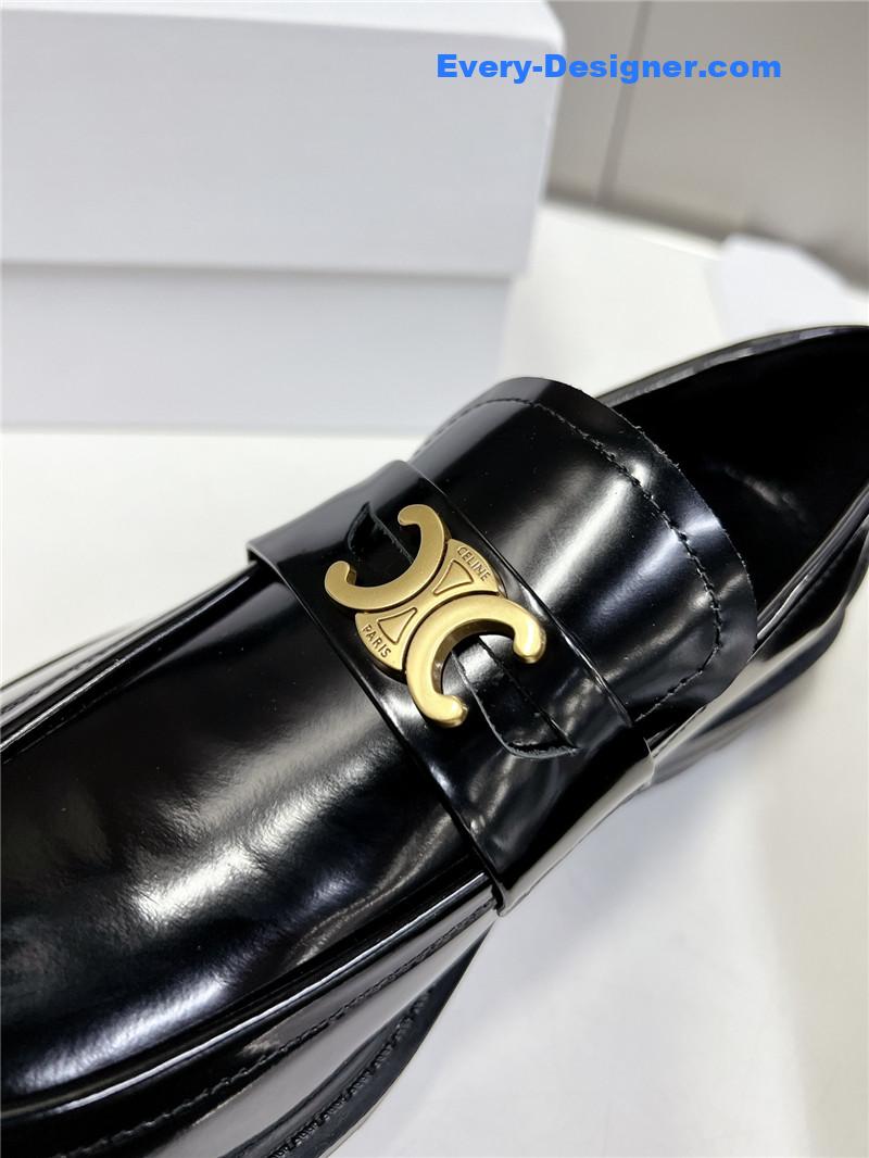 Ce1i*e spring and summer triumphal arch loafers