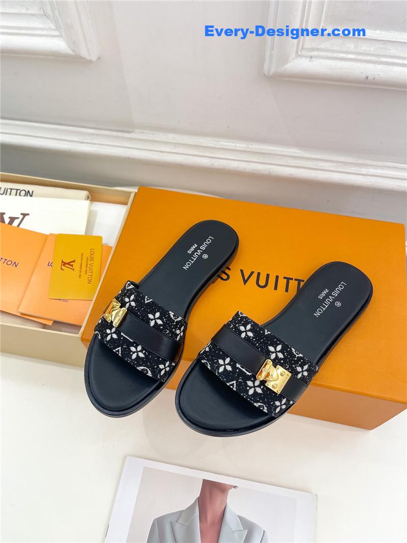 l0vis Vvtt0n lv metal buckle slippers
